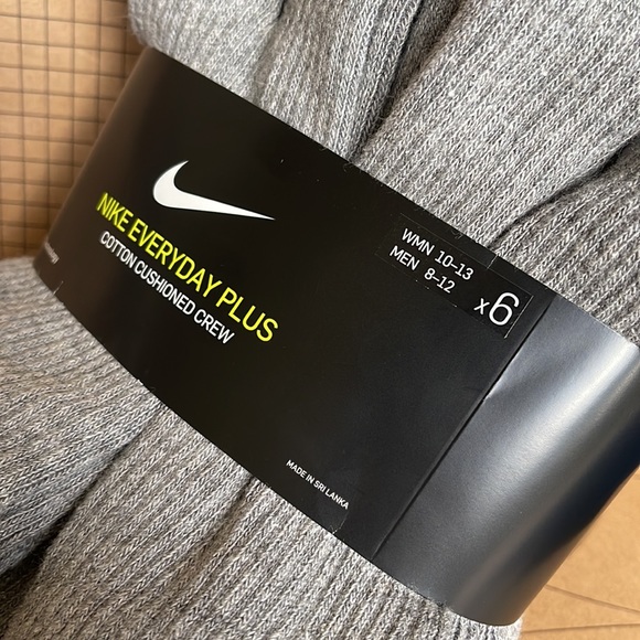 Nike Everyday Plus Cotton Cushioned CREW 6 pairs socks set - Picture 14 of 16